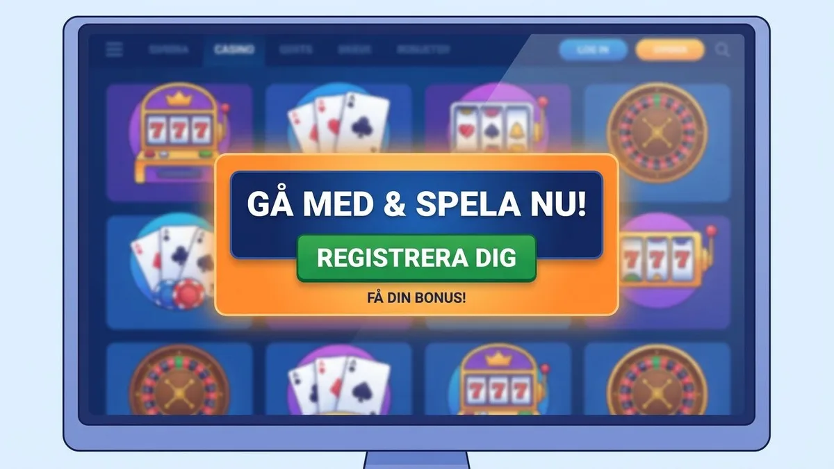Registrera dig med bonus